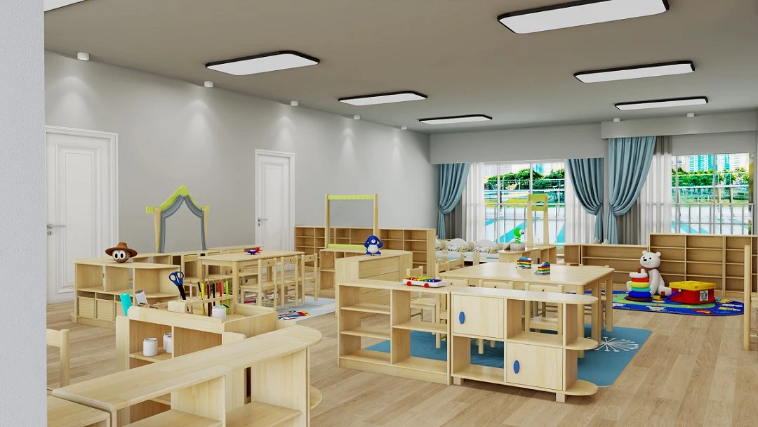 Wholesale/Supplier Daycare Furniture, Minimalist Cabinet for Children, Children and Kids Cabinet, a Set of Primary School Furniture Cabinet