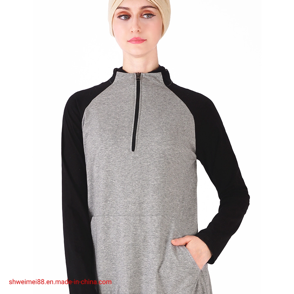 2020 Abaya Designs Mode Soft Lässige Islamikwear Muslim Women Sportswear