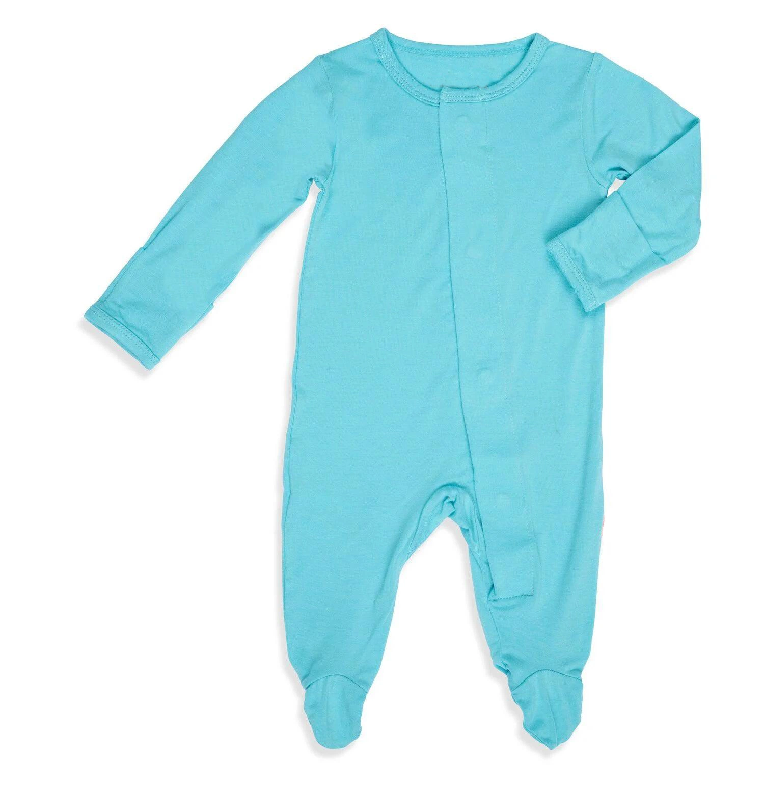 Eco Friendly Baby Romper Organic Bamboo Magnetic Closure Baby Bodysuit Infant Apparel