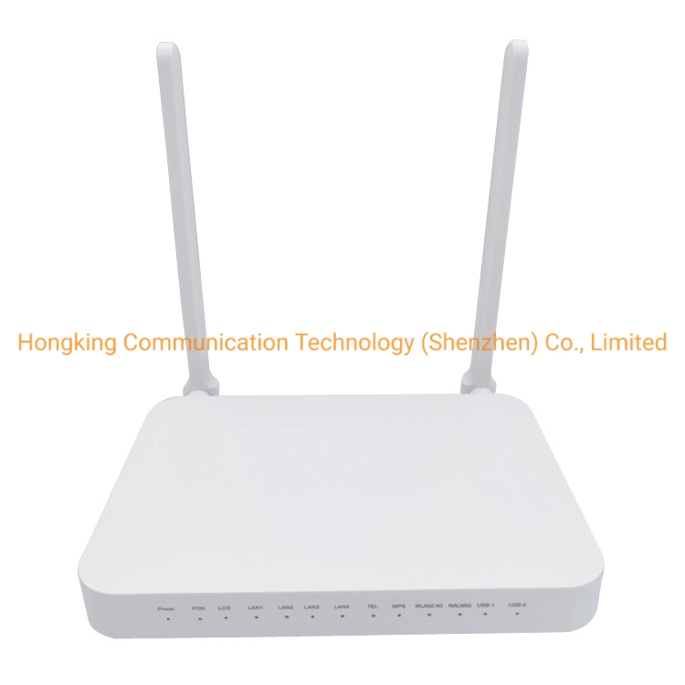 G 140W Me with 4ge 1voice 2USB WiFi 2.4G 5g Dual Band AC WiFi Gpon ONU