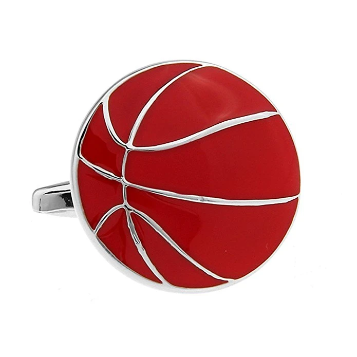 Оптовая продажа Custom пустым моды баскетбол запонки для мужчин