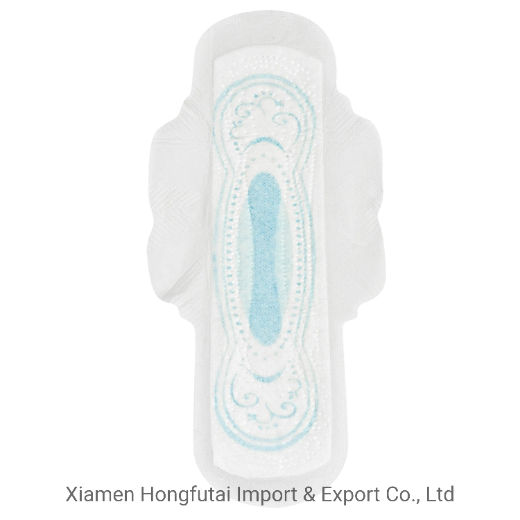 Full Sizes Non Woven Breathable Night Use Woman Disposable Sanitary Napkin Pads with Wings