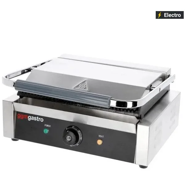 Contact Grill/Panini Maker - Top & Bottom Grooved