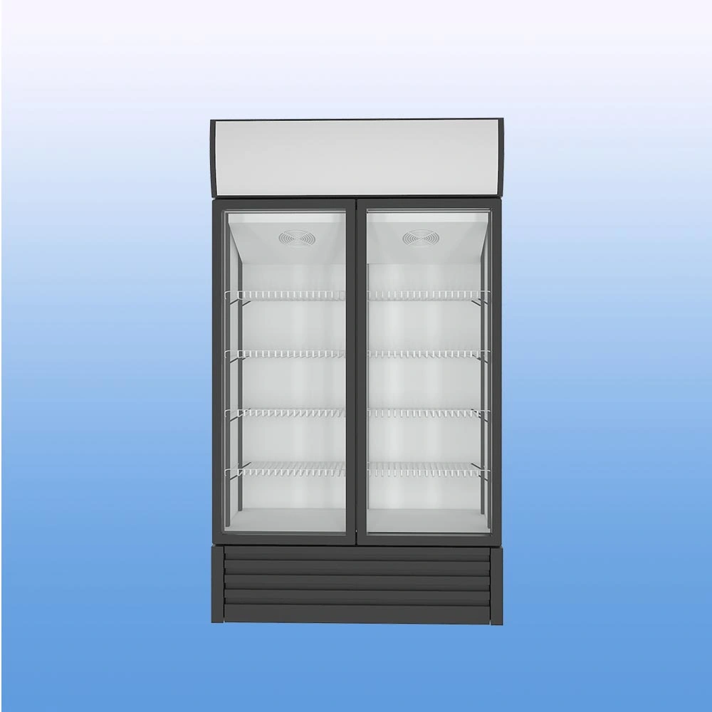 Standing Display Fridges Pepsi Freezers Glass Door Beverage Display Refrigerator 600L Fan Cooling Chiller Display