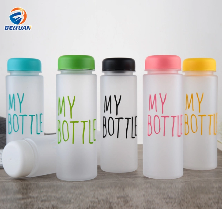 500ml Hot Selling as PC Water Bottles My Bottle Frosted Plastic Bottle