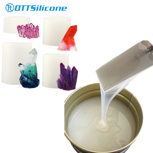 High Temperature Resistance RTV 2 Silicone Rubber Liquid for PU Resin Crafts