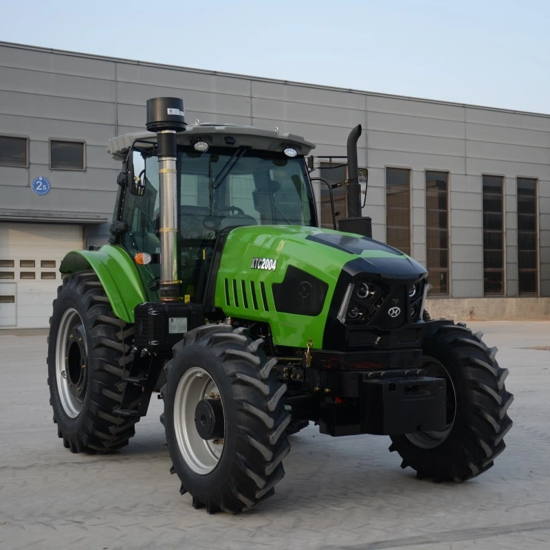 4X4 200HP AC Cabin Farm Agriculture Tractors Wheels Compact