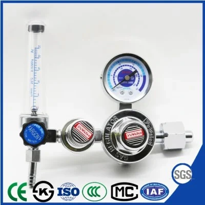 MIG TIG Helium / Argon Flowmeter Gas Reducer Cylinder Gas Pressure Regulators with Econo-Flow Gas Economizer