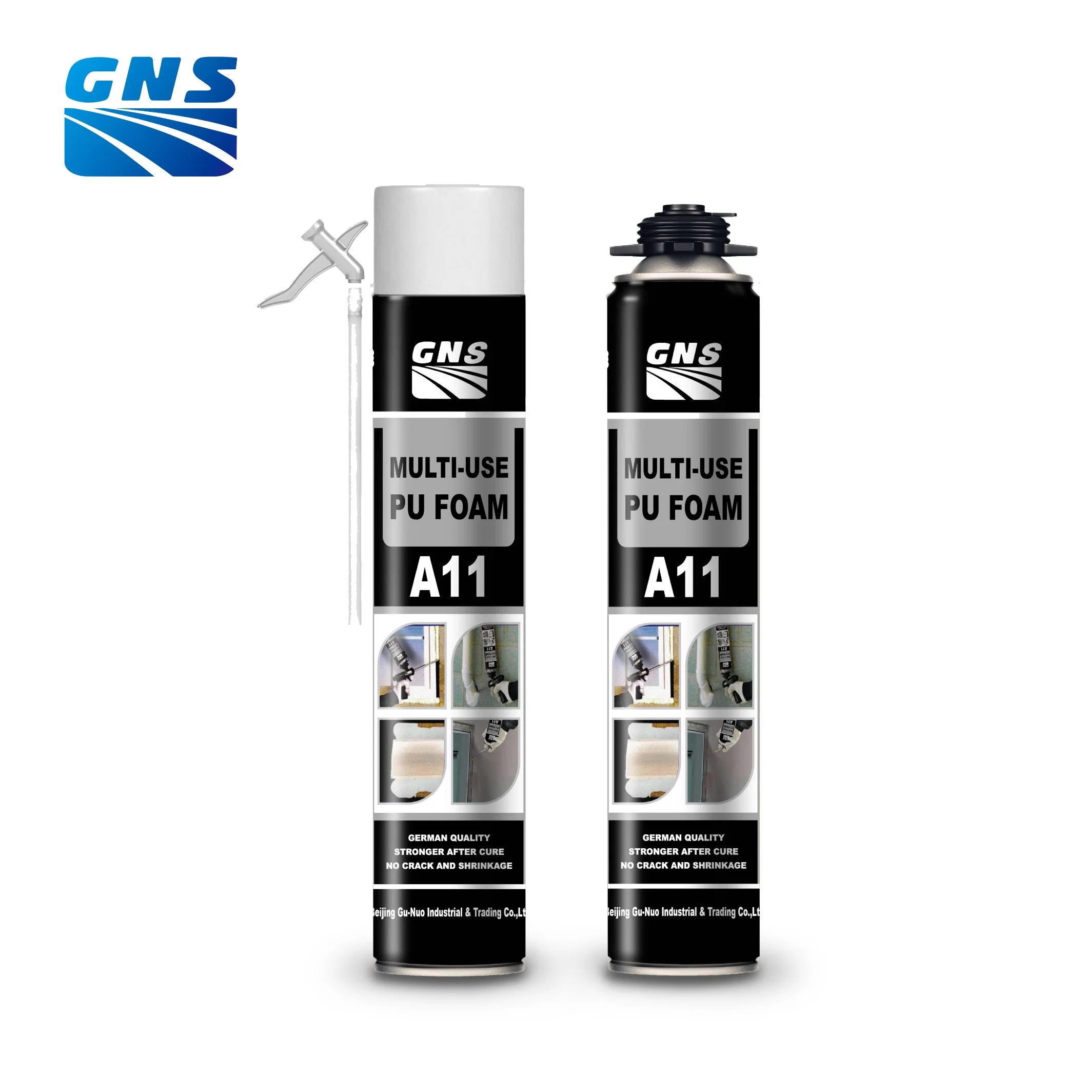 Gns High Quality 750ml Spray Polyurethane Foam Directly Used Building Material