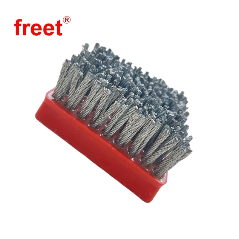 Diamond Abrasive Frankfurt Strengthen Steel Wire Grinding Stone Brush for Marble Granite