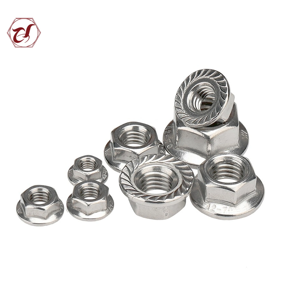 Hexagon Nuts with Flange A2-70 DIN6923 Stainless Steel 304