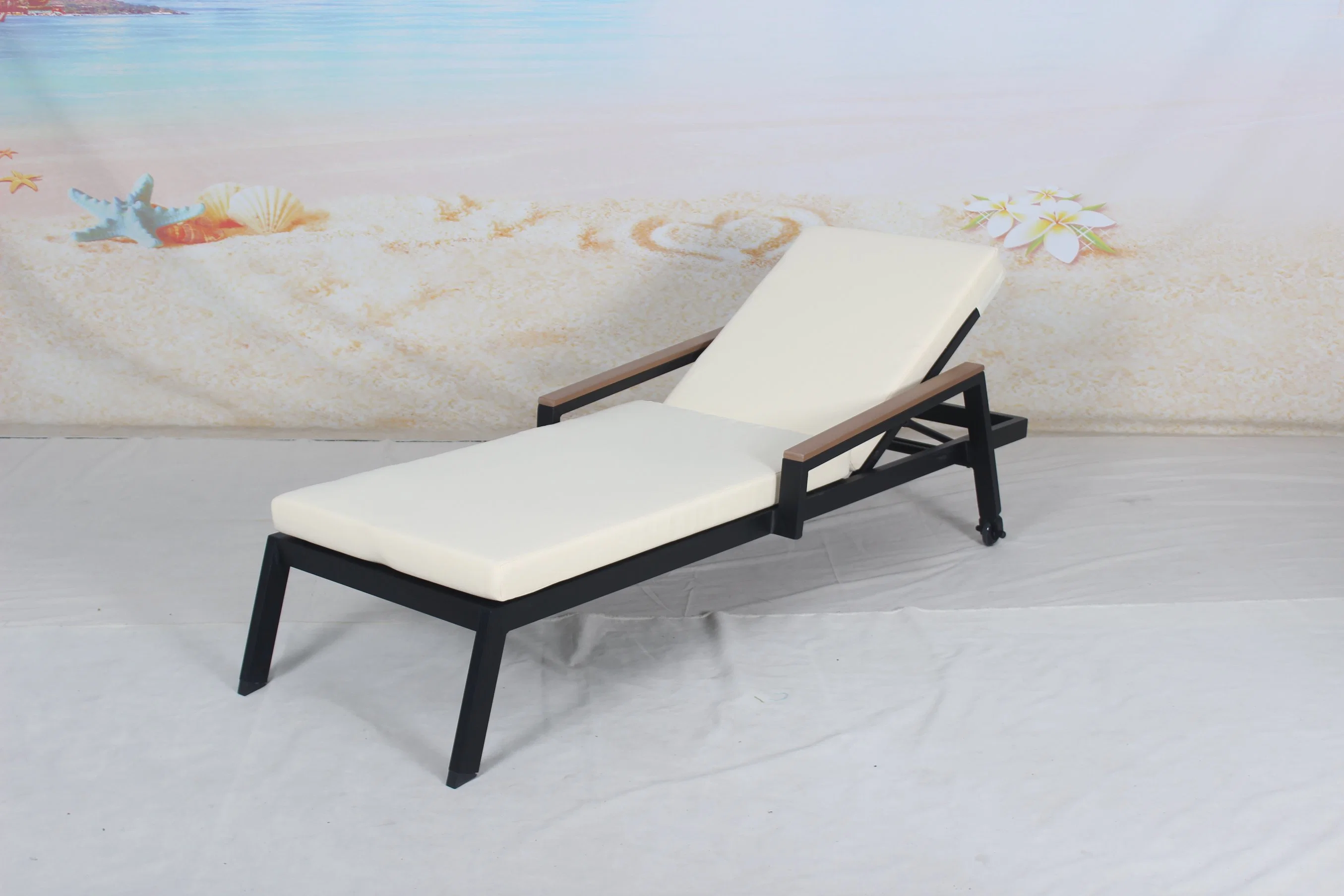 Wholesale/Supplier Aluminium Frame Leisure Beach Chaise Outdoor Sun Lounger Furniture