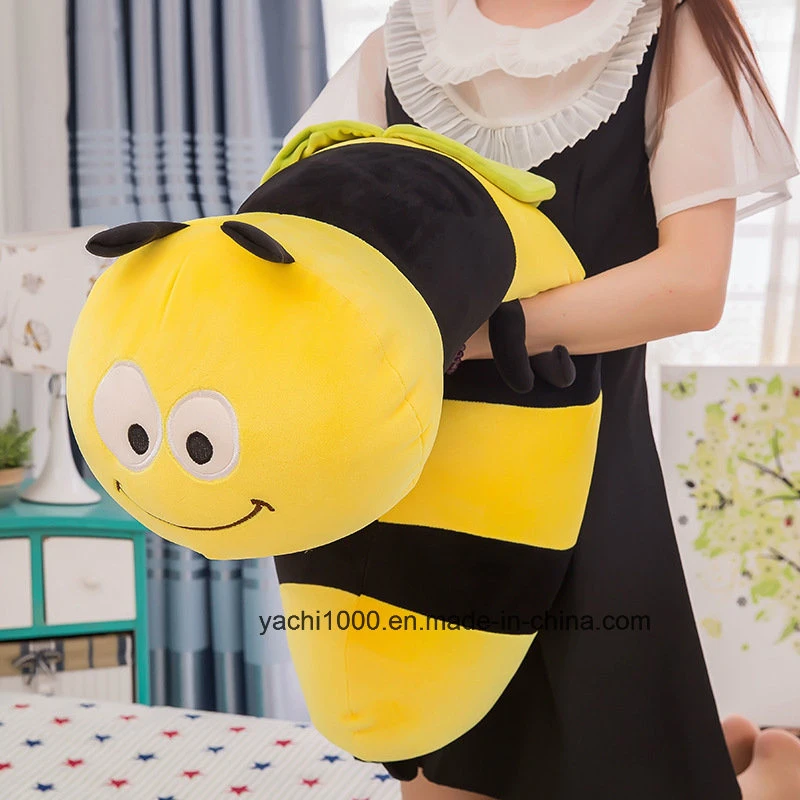 Custom Lovely Soft Honey Bee Stuffed Toy