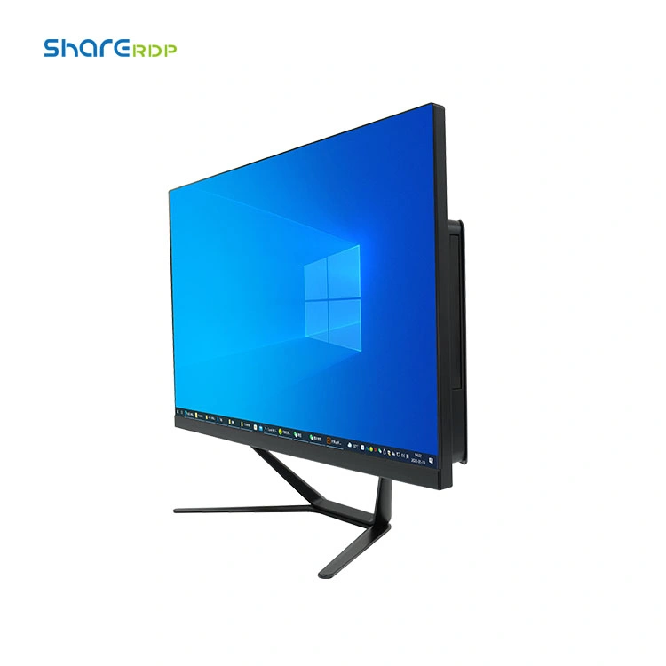 Sharerdp All-in-One Computer Desktop 23.8" FHD IPS-Grade LED Core I7 Optional Touch Screen DVD RW Webcam Powerful Office PC