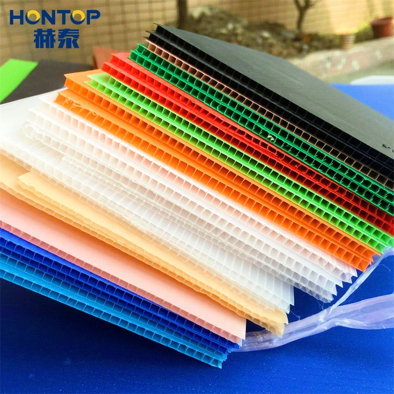 Manufacturer High Pressure Resistant Plastic Corrugated Anti Static Colorful Hollow Polypropylene PP Sheet Board