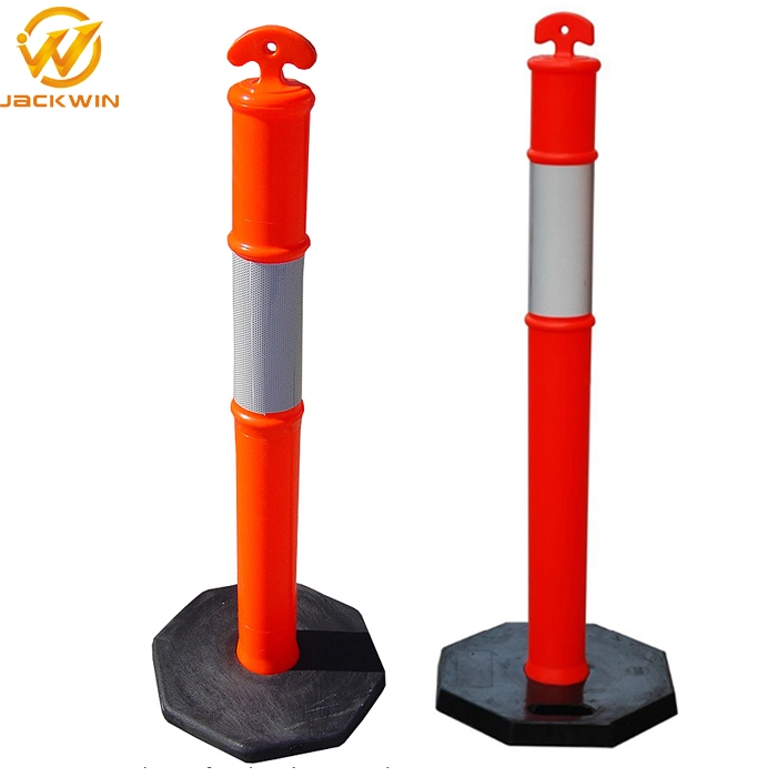 Roadside Delineator Post T- Top Bollard with Reflective Strips