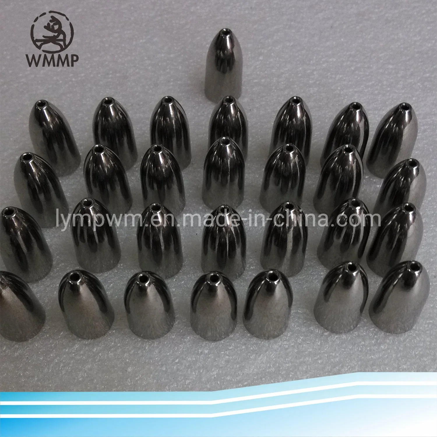Plain Color Polished Tungsten Flipping Weight&Tungsten Fishing Weight Producer