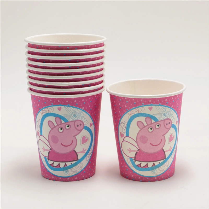 Happpy Birthday Party Paper Cup for Children Cartoon