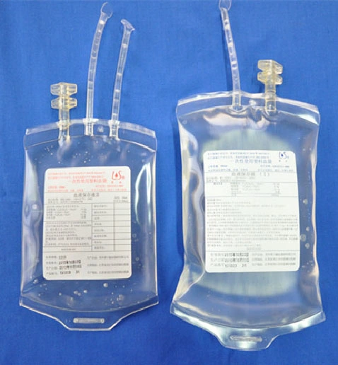 High quality/High cost performance Single Blood Transfer Bag with Solution (tubular film)