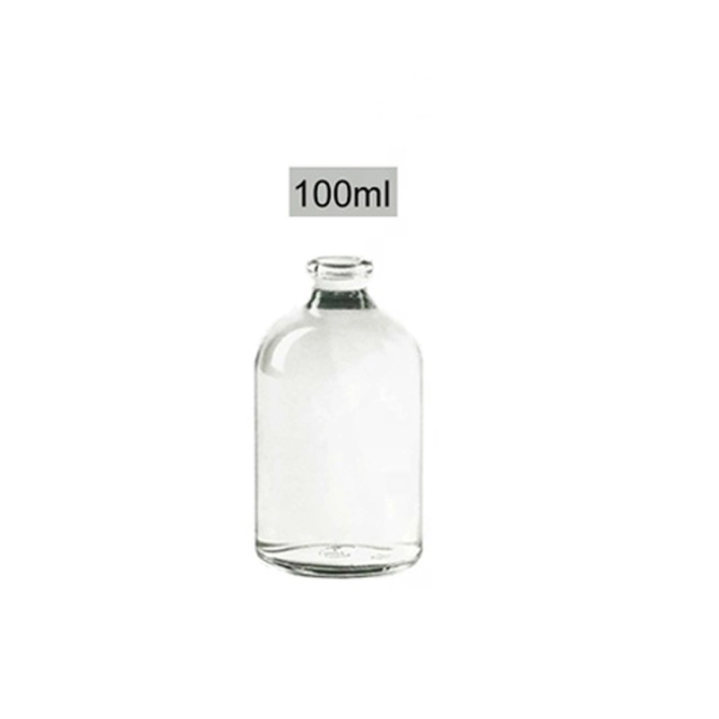 L'ambre clair Flacon en verre moulé pharmaceutique Bouteille 30ml Flacons de perfusion d'injection USP de Type I, II, III CE