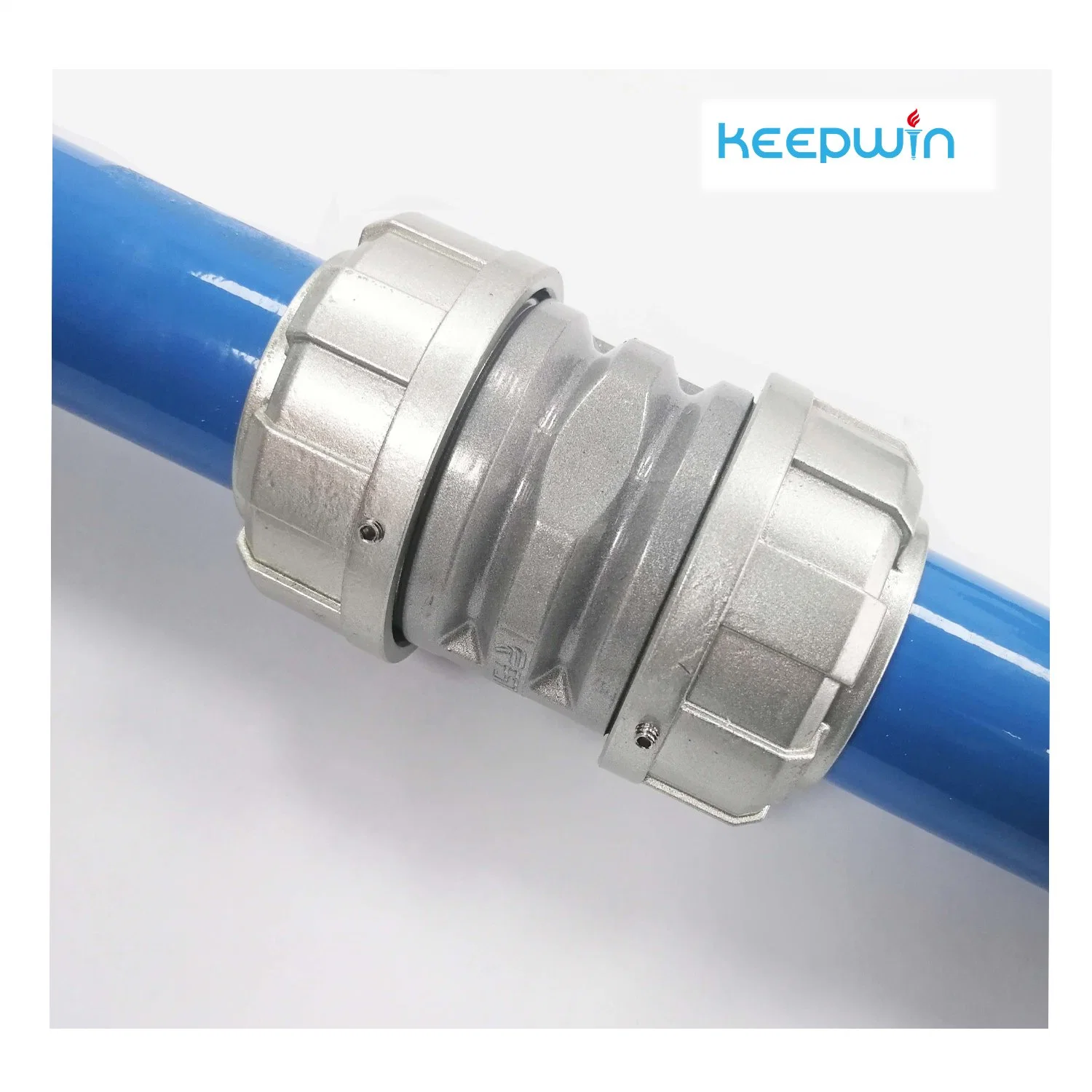 Leak-Free Connector Aluminum Material Fasten Fitting Pipeline for Air Gas Compressor Filter