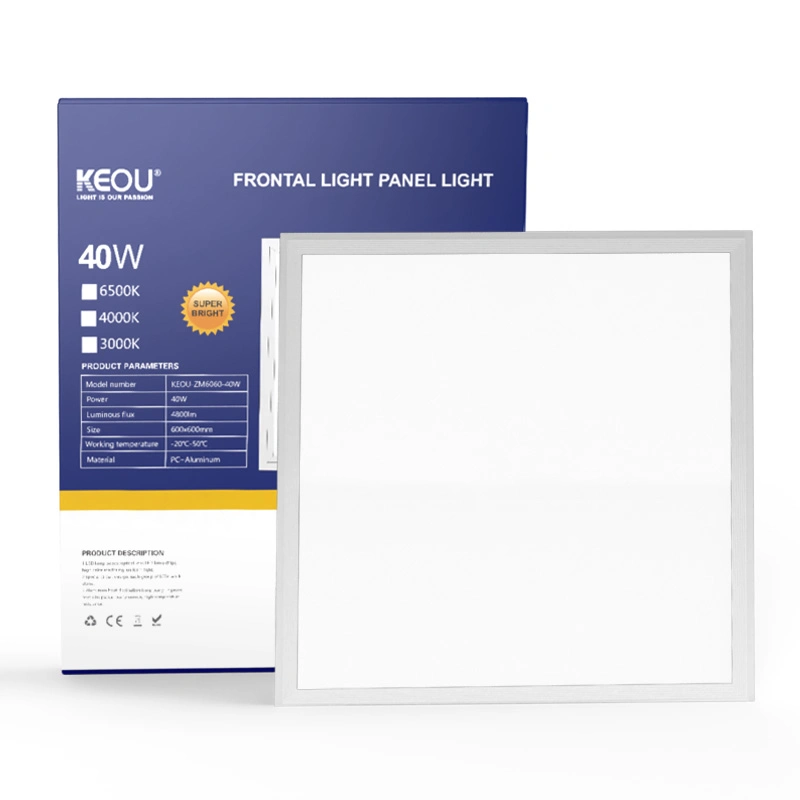 Commerce de gros 40watt lentille optique intégrée de la puce de lumière à LED à écran plat 600x600