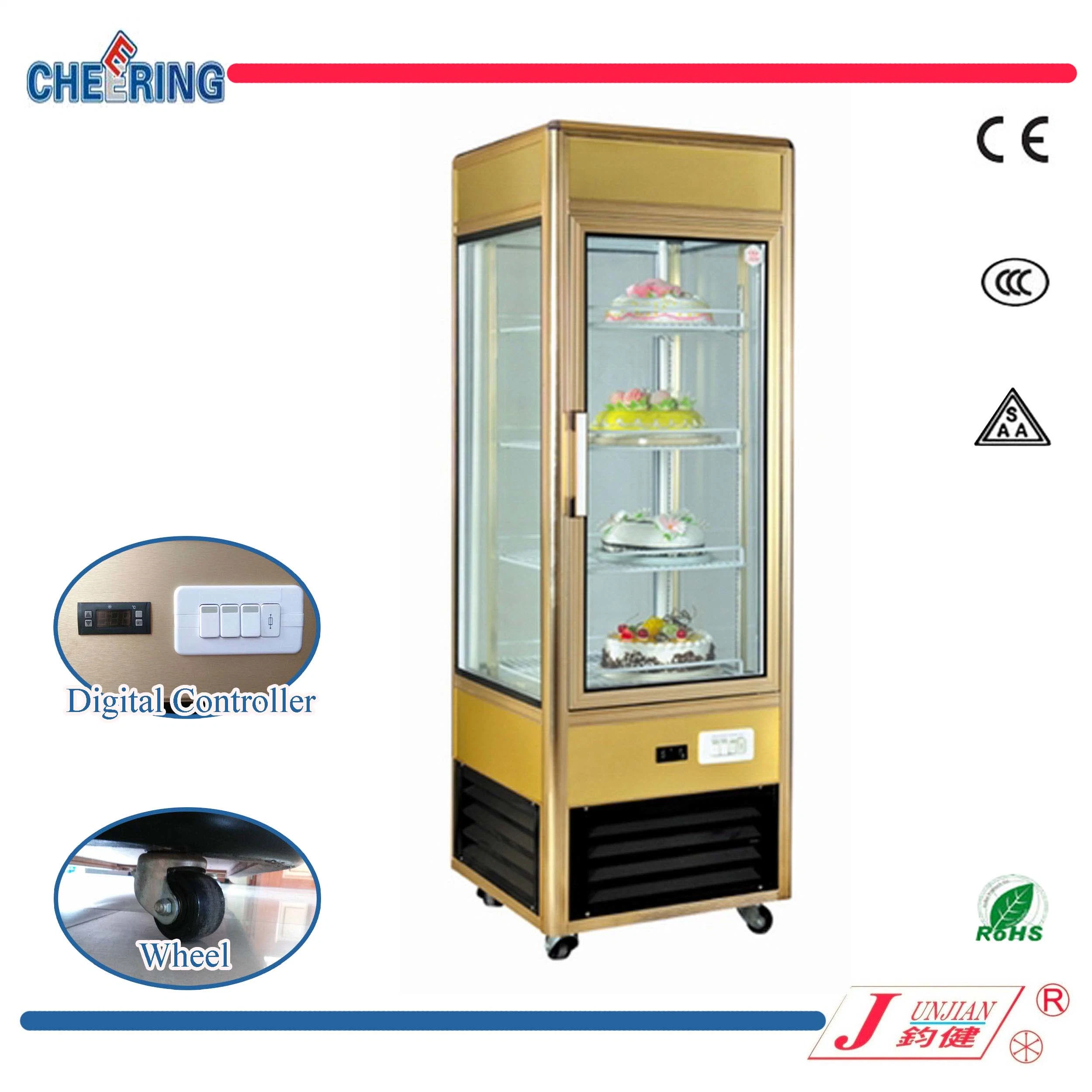 1.2/1.5/1.8m Cake Display Showcase Glass Display Showcase Bread Cake Chiller Cake Chiller Display Cabinet