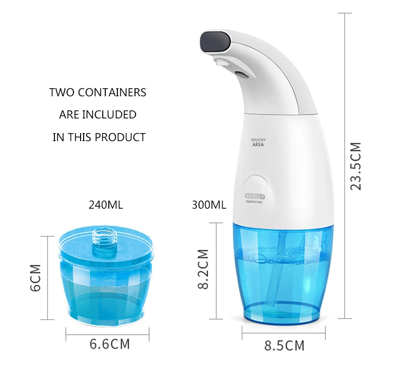 Auto Sanitizer Hand Soap Foam Dispenser Kitchen Toilet Office with UV Disinfection