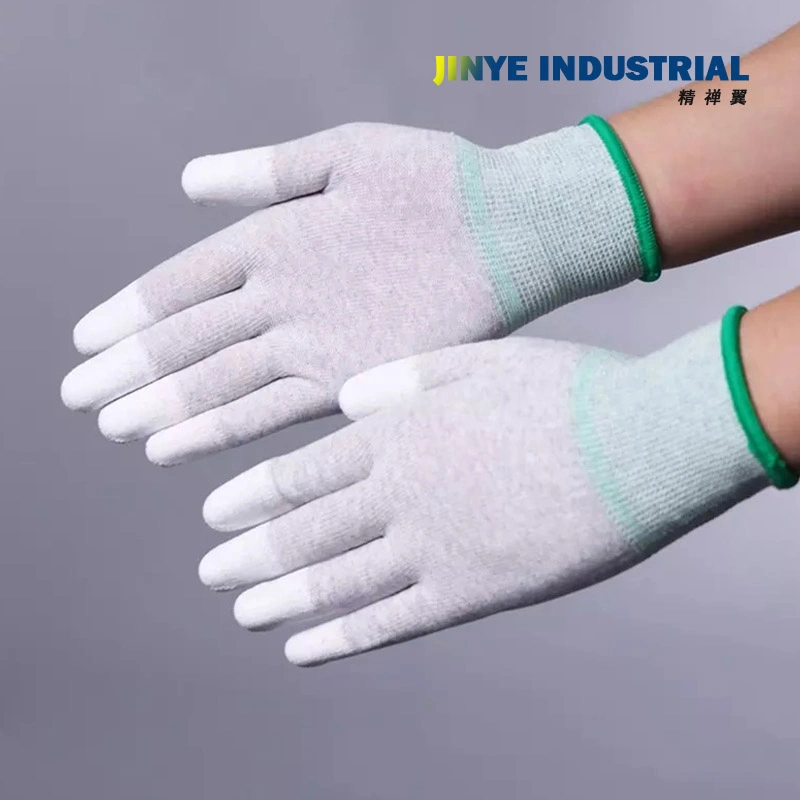 Wholesale/Supplier Customized Cheap Nylon Anti-Cut Spandex or Polyester Shell PU Coated Palm Safety Work Protective Gloves