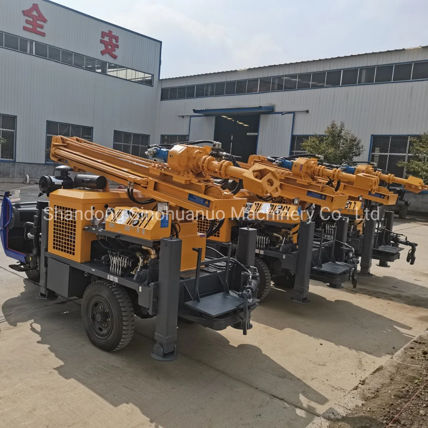 200m Tricycle Mounted Drilling Rig for Africa South America Market