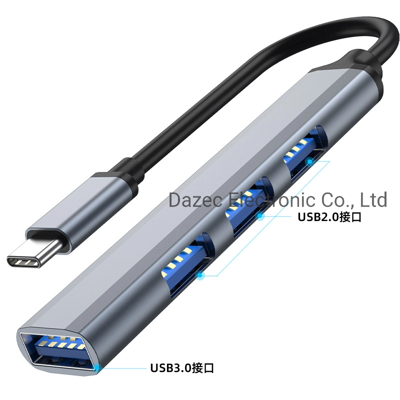 USB/Type C/ Lightning to Type C /Micro USB/Lighting 4 портов Высококачественные концентраторы USB