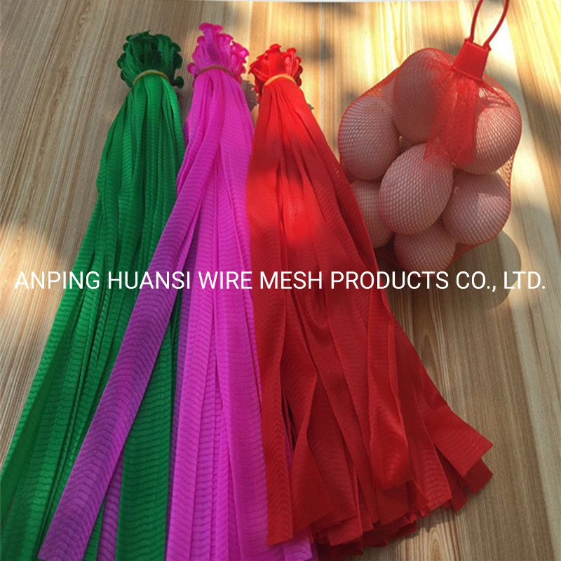 HDPE Raschel Mesh Net Bags with Drawstring for Vegetables