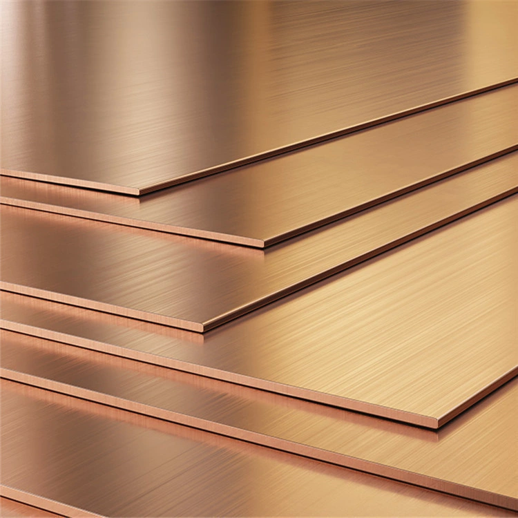 Pure Copper 3mm 5mm 20mm Thickness 99.99% Copper Cathodes T2 4X8 Copper Plate Sheets Supplier