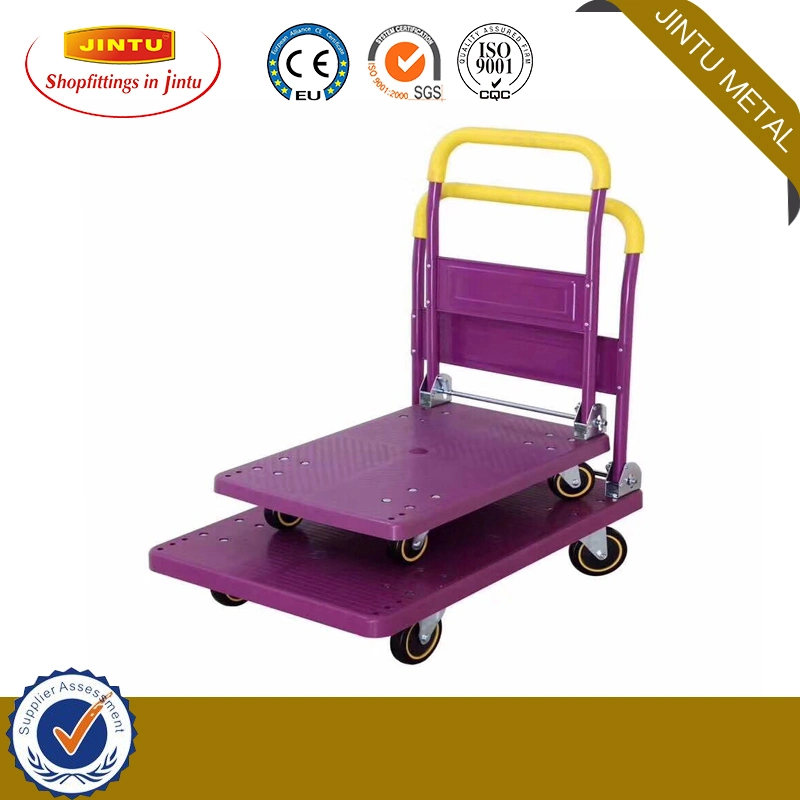 Warehouse Trolley Heavy Duty Platform Cart Supermarket Use