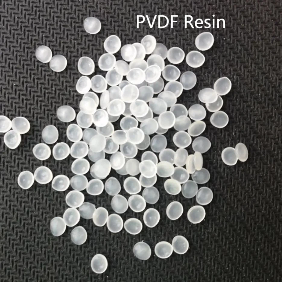 China fábrica produto de extrusão direta grau PVDF matéria-prima química Grânulos de plástico de PVDF resistentes à injeção