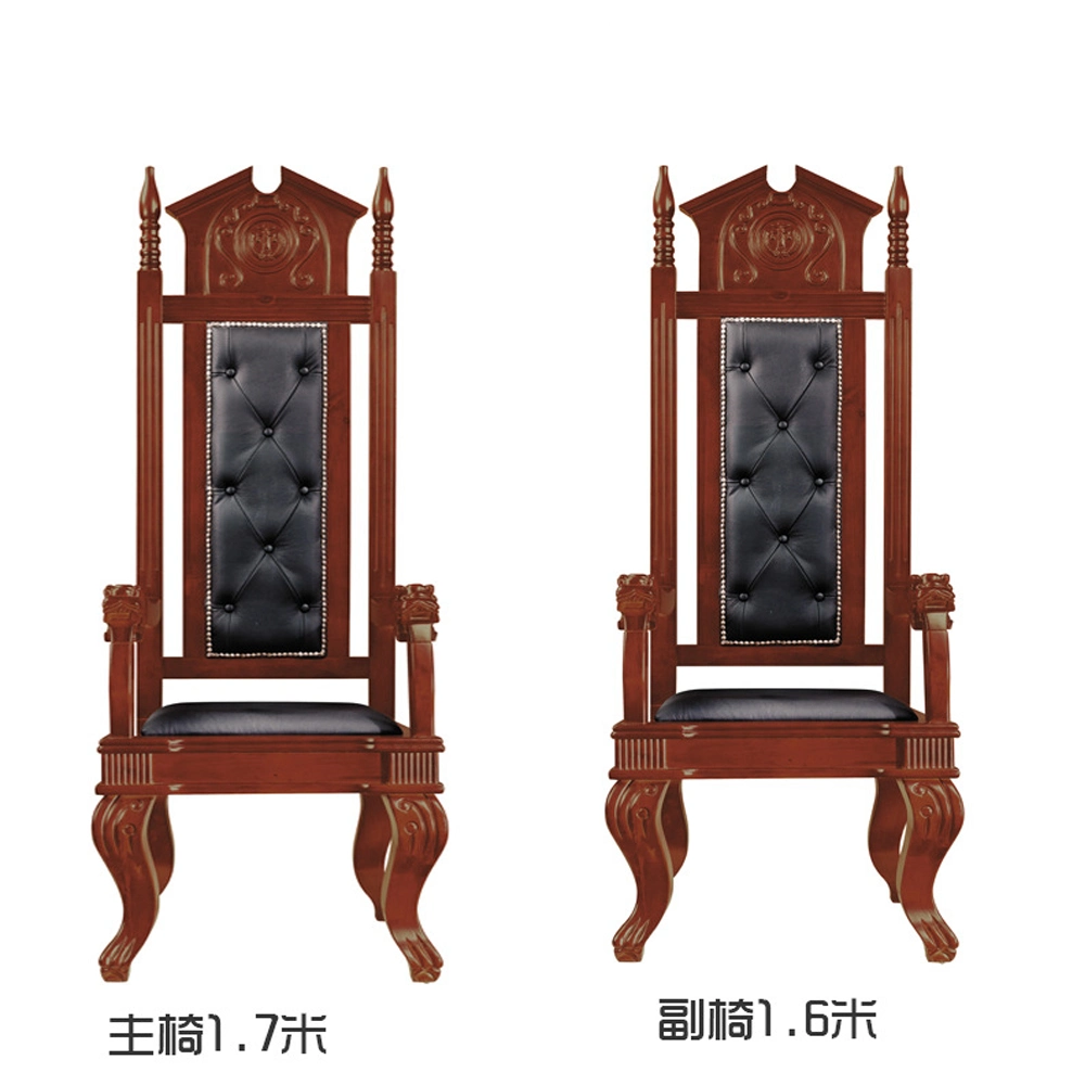 Hongye Top Quality Modern Wood Veneer Court Furniture Project Judge Table and Chair