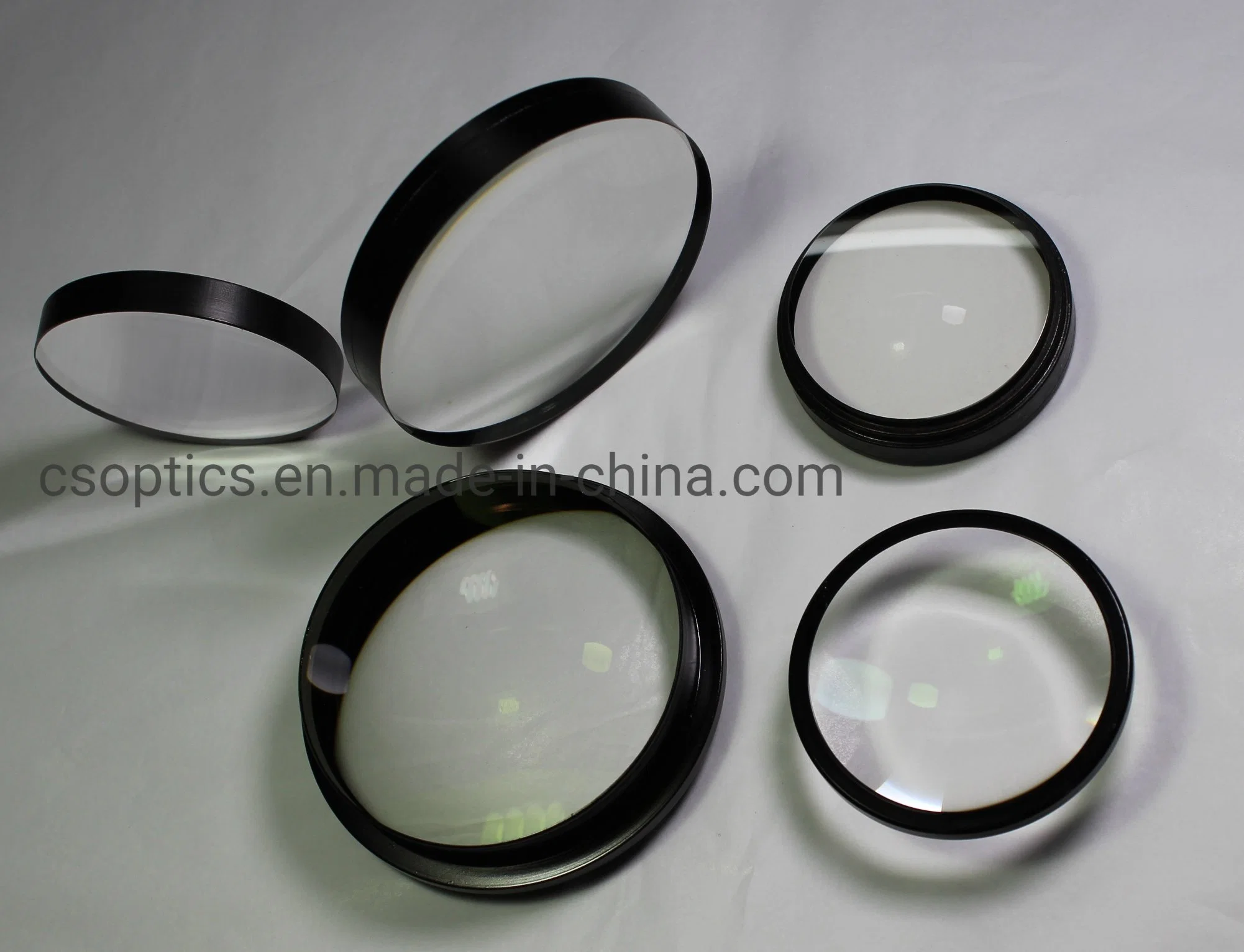 Optical Ar Coated Black Painting Edge Bk7 Plano Convex Spherical Achromatic Doublet Lenses