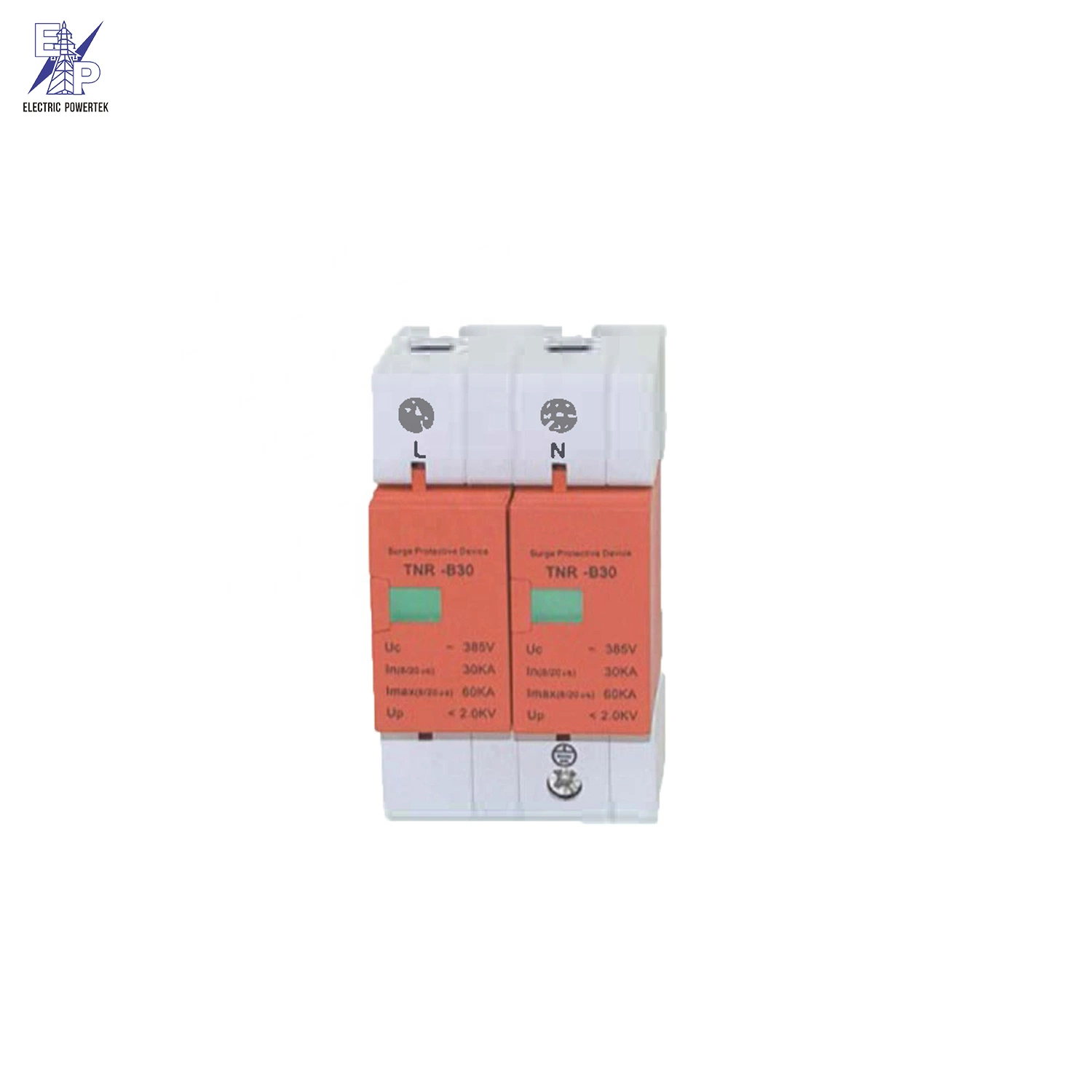 SPD 20ka 2p 3p AC China Electrical Equipment Surge Protective Device