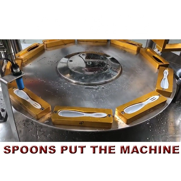 Automatic Plastic Honey Spoon Filling Machine and Packing Equipment
