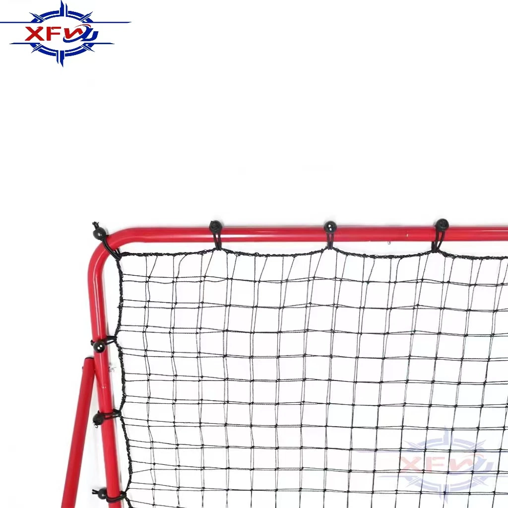 Portable Adjustable Soccer Rebounder Practice Foldable Football Training Kickback Target Goal Net