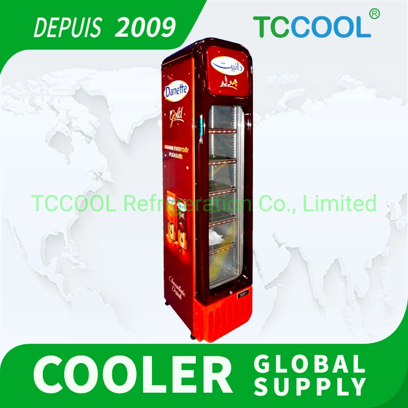 2020 New Special Slim Curve Type Display Cooler