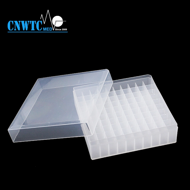 100 puits en plastique du point de congélation Rack Case 1.8ml Cryo tube