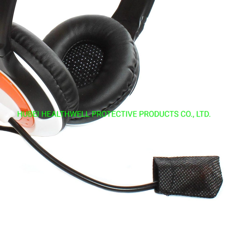 Non Woven Disposable Headset Microphone Windscreen Cover