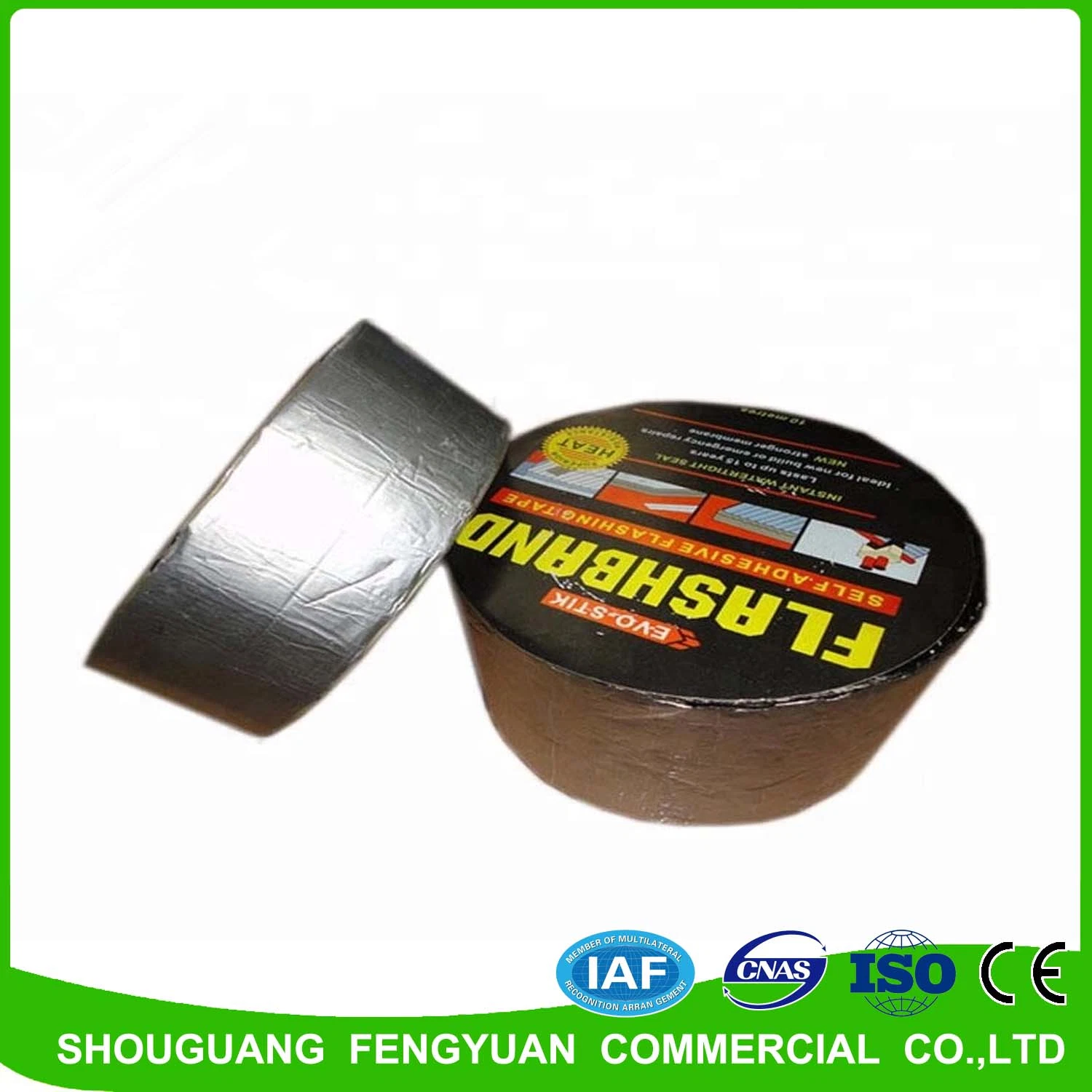 Flashband Self Adhesive Bitumen Weatherproofing Strip Butyl Waterproof Tape