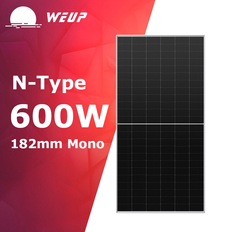 Topcon 590W 600W N Type Solar Panel with Competitive From Chinese Manufacturer