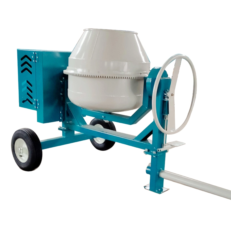 China Manual Portabel Small Concrete Cement Mixer with Motor