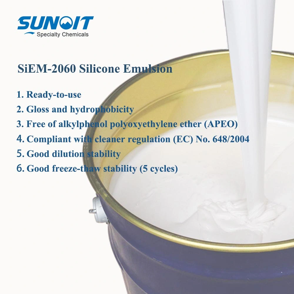 Silicone Emulsion 60% Actives Polishing Agents for Furniture