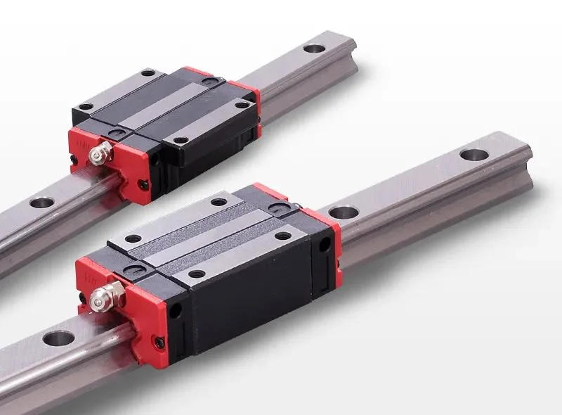 Calha-guia linear com bloco de flange para máquina de corte a laser