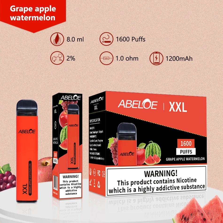 New 1600 Puffs 5.5 Ml Promotion Gift Vape Pen Fruit Flavor Ecigs