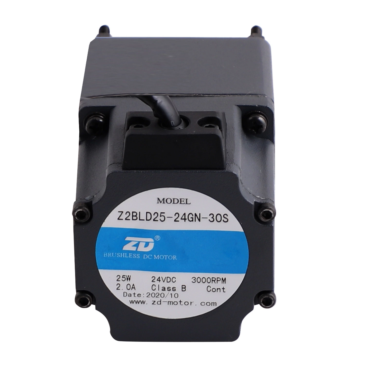 ZD DC24V, 60W, 2500RPM eléctrico DC sin escobillas de alta eficiencia Motorreductor para el transportador